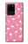 W2858 Pink Flamingo Pattern Case Cover Custodia e Flip Case per Samsung Galaxy S20 Ultra
