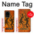 W2901 Lizard Aboriginal Art Case Cover Custodia e Flip Case per Samsung Galaxy S20 Ultra