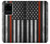 W3472 Firefighter Thin Red Line Flag Case Cover Custodia e Flip Case per Samsung Galaxy S20 Ultra
