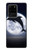 W3510 Dolphin Moon Night Case Cover Custodia e Flip Case per Samsung Galaxy S20 Ultra