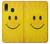 W1146 Yellow Sun Smile Case Cover Custodia e Flip Case per Samsung Galaxy A20, Galaxy A30