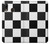W2492 Black and White Check Case Cover Custodia e Flip Case per Samsung Galaxy A20, Galaxy A30
