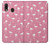 W2858 Pink Flamingo Pattern Case Cover Custodia e Flip Case per Samsung Galaxy A20, Galaxy A30