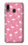 W2858 Pink Flamingo Pattern Case Cover Custodia e Flip Case per Samsung Galaxy A20, Galaxy A30