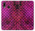 W3051 Pink Mermaid Fish Scale Case Cover Custodia e Flip Case per Samsung Galaxy A20, Galaxy A30