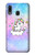 W3256 Cute Unicorn Cartoon Case Cover Custodia e Flip Case per Samsung Galaxy A20, Galaxy A30