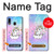 W3256 Cute Unicorn Cartoon Case Cover Custodia e Flip Case per Samsung Galaxy A20, Galaxy A30