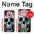 W0223 Vampire Skull Tattoo Case Cover Custodia e Flip Case per Samsung Galaxy A20e