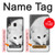 W2569 White Arctic Fox Case Cover Custodia e Flip Case per Samsung Galaxy A20e