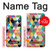 W3049 Triangles Vibrant Colors Case Cover Custodia e Flip Case per Samsung Galaxy A20e