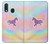W3203 Rainbow Unicorn Case Cover Custodia e Flip Case per Samsung Galaxy A20e