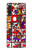 W1923 Hanafuda Japanese Flower Card Case Cover Custodia e Flip Case per LG Velvet