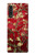 W2414 Red Blossoming Almond Tree Van Gogh Case Cover Custodia e Flip Case per LG Velvet