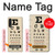 W2502 Eye Exam Chart Decorative Decoupage Poster Case Cover Custodia e Flip Case per LG Velvet