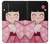 W3042 Japan Girl Hina Doll Kimono Sakura Case Cover Custodia e Flip Case per LG Velvet