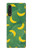 W3286 Banana Fruit Pattern Case Cover Custodia e Flip Case per LG Velvet