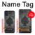 W3446 Black Ace Spade Case Cover Custodia e Flip Case per Samsung Galaxy A51 5G [solo per A51 5G. NON per A51]