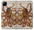 W2801 Vintage Octopus Case Cover Custodia e Flip Case per Google Pixel 4a