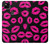 W2933 Pink Lips Kisses on Black Case Cover Custodia e Flip Case per Google Pixel 4a