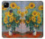 W2937 Claude Monet Bouquet of Sunflowers Case Cover Custodia e Flip Case per Google Pixel 4a