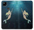 W3250 Mermaid Undersea Case Cover Custodia e Flip Case per Google Pixel 4a