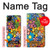 W3281 Colorful Hippie Flowers Pattern Case Cover Custodia e Flip Case per Google Pixel 4a