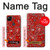 W3354 Red Classic Bandana Case Cover Custodia e Flip Case per Google Pixel 4a