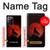 W2955 Wolf Howling Red Moon Case Cover Custodia e Flip Case per Samsung Galaxy Note 20 Ultra, Ultra 5G