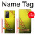 W3031 Yellow Softball Ball Case Cover Custodia e Flip Case per Samsung Galaxy Note 20 Ultra, Ultra 5G