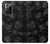 W3153 Black Roses Case Cover Custodia e Flip Case per Samsung Galaxy Note 20 Ultra, Ultra 5G