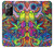 W3255 Colorful Art Pattern Case Cover Custodia e Flip Case per Samsung Galaxy Note 20 Ultra, Ultra 5G