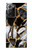 W3419 Gold Marble Graphic Print Case Cover Custodia e Flip Case per Samsung Galaxy Note 20 Ultra, Ultra 5G