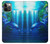 W0385 Dolphin Case Cover Custodia e Flip Case per iPhone 12, iPhone 12 Pro