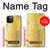 W2713 Yellow Snake Skin Graphic Printed Case Cover Custodia e Flip Case per iPhone 12, iPhone 12 Pro