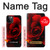 W2898 Red Rose Case Cover Custodia e Flip Case per iPhone 12, iPhone 12 Pro