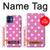 W2358 Pink Polka Dots Case Cover Custodia e Flip Case per iPhone 12 mini