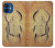 W2401 Egyptian Scarab Beetle Graphic Printed Case Cover Custodia e Flip Case per iPhone 12 mini