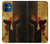 W2439 Warrior Spartan Helmet Case Cover Custodia e Flip Case per iPhone 12 mini