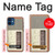 W3165 FM AM Wooden Receiver Graphic Case Cover Custodia e Flip Case per iPhone 12 mini