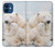 W3373 Polar Bear Hug Family Case Cover Custodia e Flip Case per iPhone 12 mini