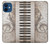 W3390 Music Note Case Cover Custodia e Flip Case per iPhone 12 mini
