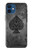 W3446 Black Ace Spade Case Cover Custodia e Flip Case per iPhone 12 mini