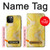 W2713 Yellow Snake Skin Graphic Printed Case Cover Custodia e Flip Case per iPhone 12 Pro Max