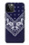 W3357 Navy Blue Bandana Pattern Case Cover Custodia e Flip Case per iPhone 12 Pro Max