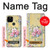 W2229 Vintage Flowers Case Cover Custodia e Flip Case per Google Pixel 5