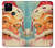 W2840 Christmas Vintage Santa Case Cover Custodia e Flip Case per Google Pixel 5