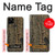 W0598 Wood Graphic Printed Case Cover Custodia e Flip Case per Google Pixel 4a 5G