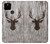 W2505 Reindeer Head Old Wood Texture Graphic Case Cover Custodia e Flip Case per Google Pixel 4a 5G