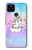 W3256 Cute Unicorn Cartoon Case Cover Custodia e Flip Case per Google Pixel 4a 5G
