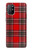 W2374 Tartan Red Pattern Case Cover Custodia e Flip Case per OnePlus 8T
